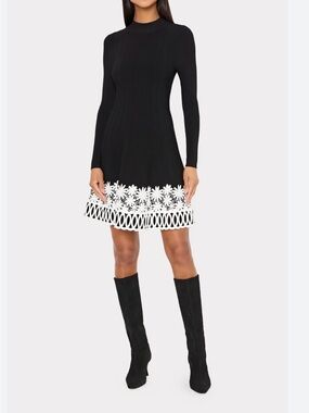 NWT Milly Lace Trim Fit & Flare size small
